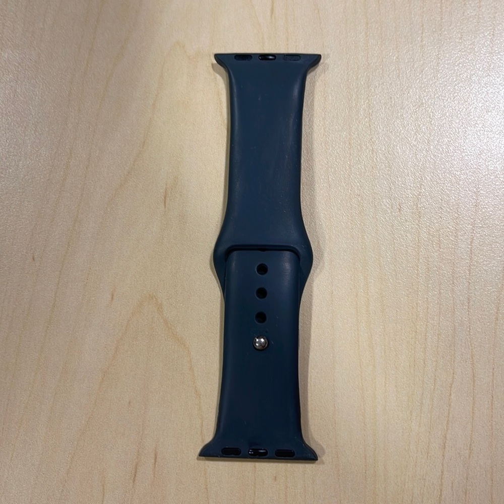 Dark gray silicone Watch band for Apple Watch